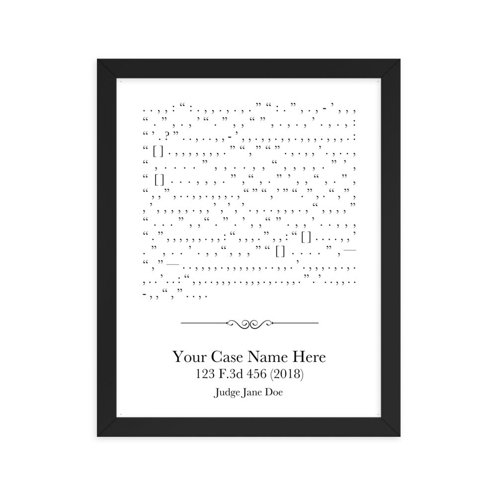 Custom Framed Print (11x14)