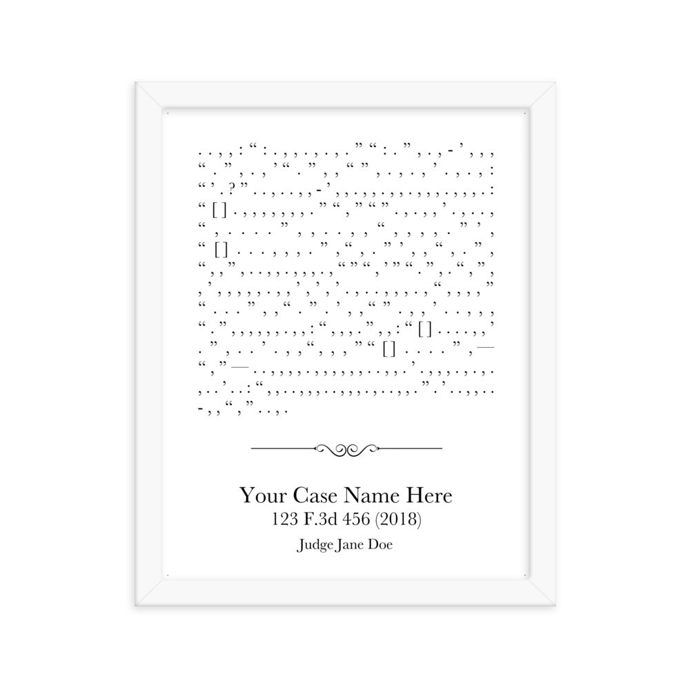 Custom Framed Print (11x14)