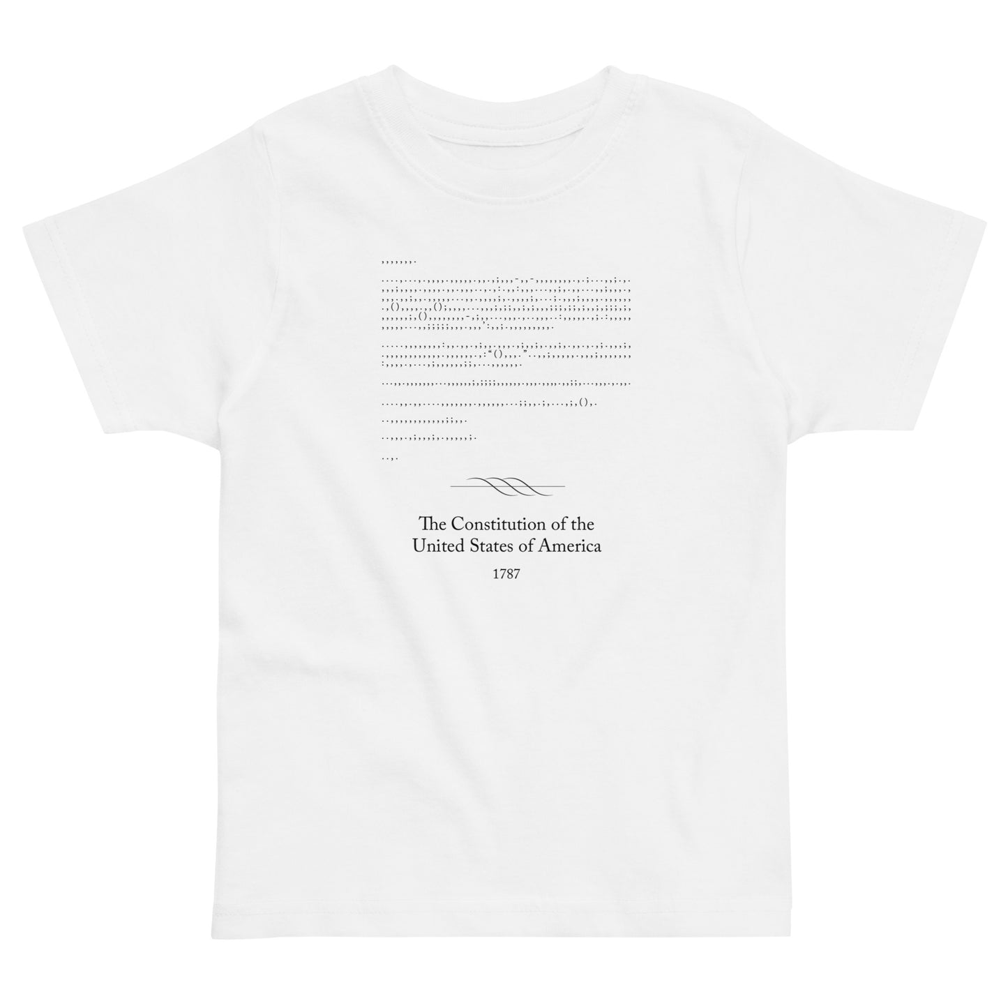 Constitution - Toddler jersey t-shirt