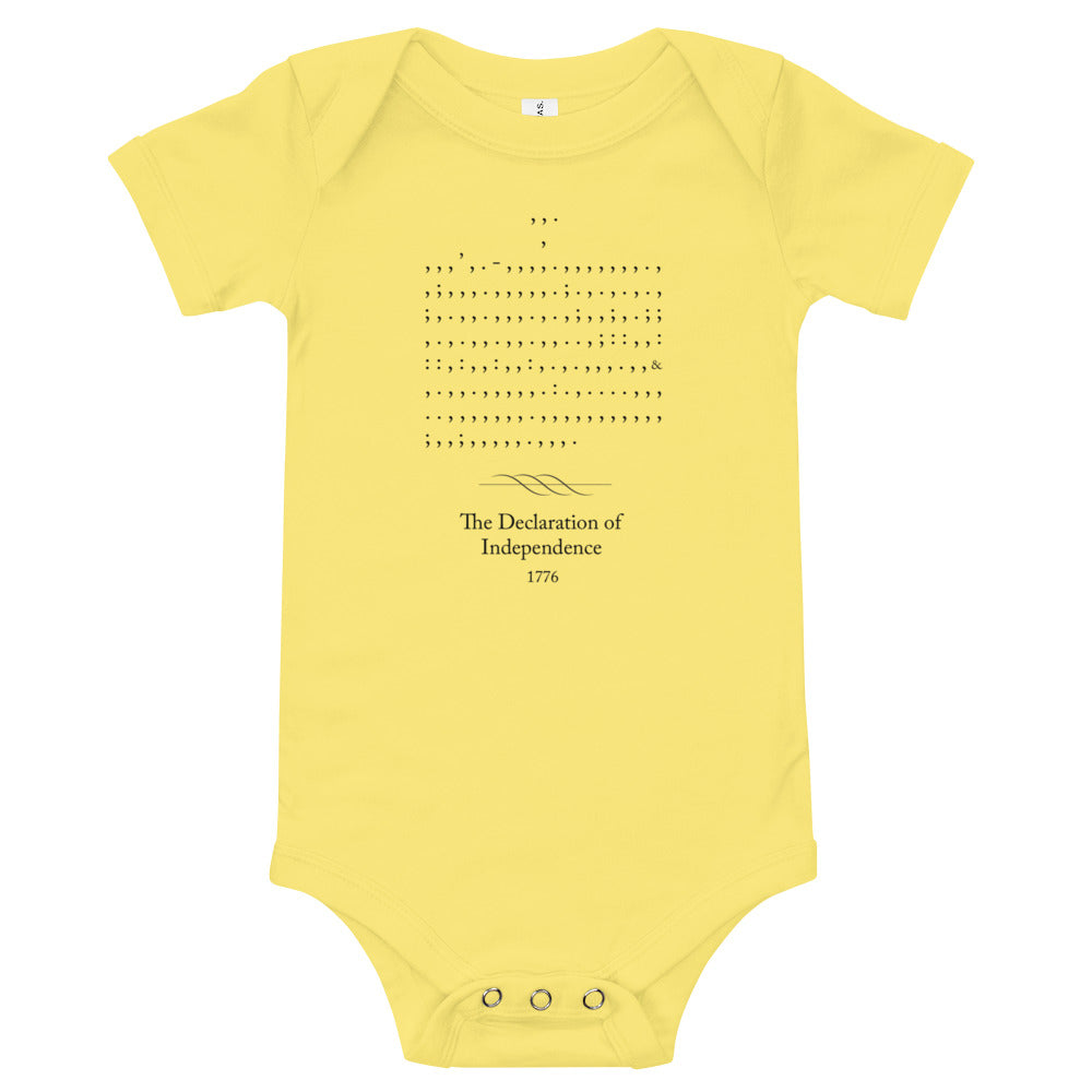 Declaration of Independence - Onesie