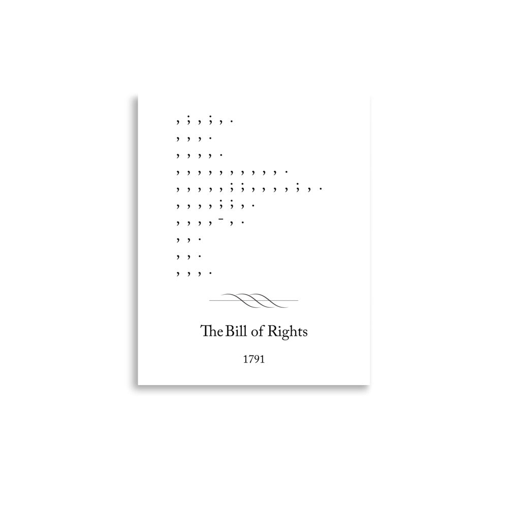 Bill of Rights - 11 x 14 Poster