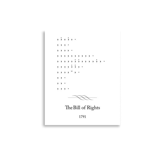 Bill of Rights - 11 x 14 Poster
