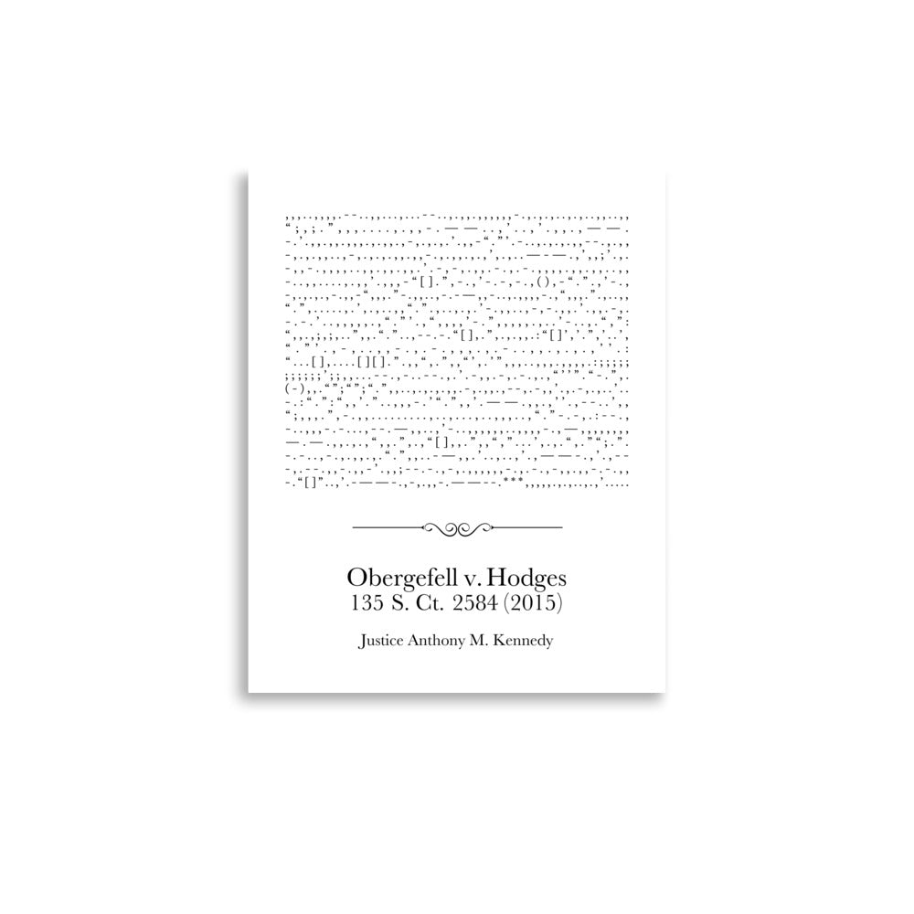 Obergefell - 11 x 14 Poster