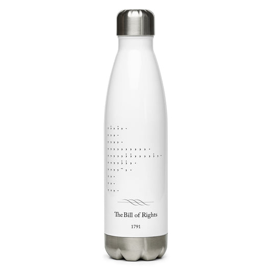 Bill of Rights - Stainless Steel Water Bottle