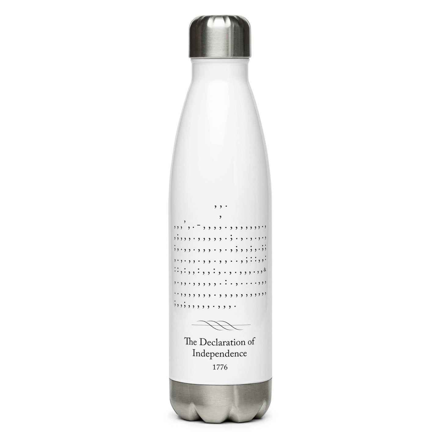 Declaration of Independence  - Stainless Steel Water Bottle