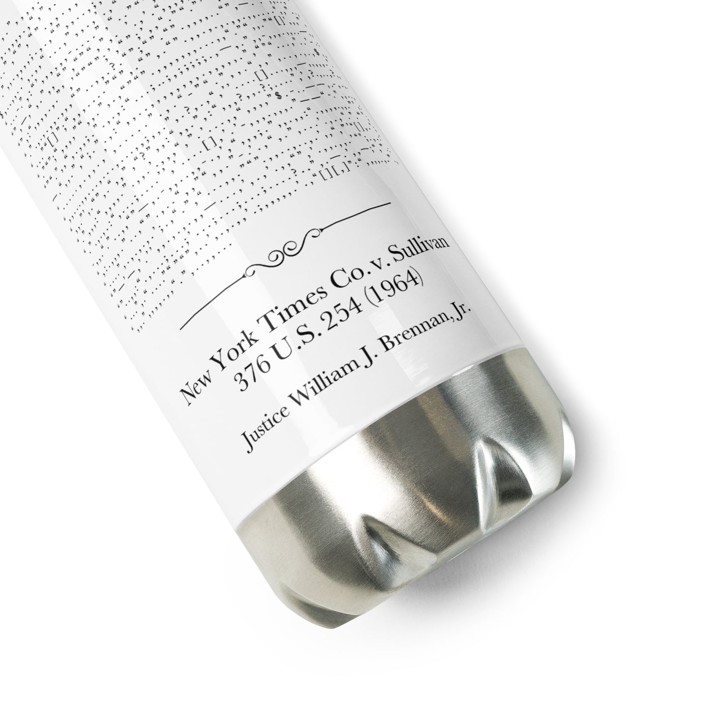 NY Times v. Sullivan  - Stainless Steel Water Bottle