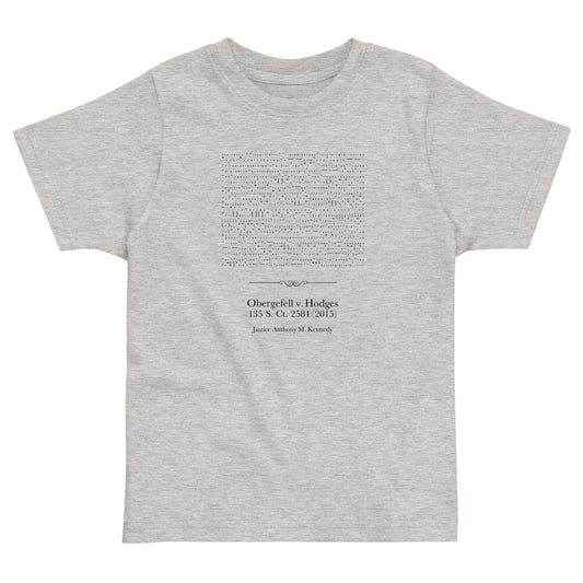 Obergefell - Toddler jersey t-shirt