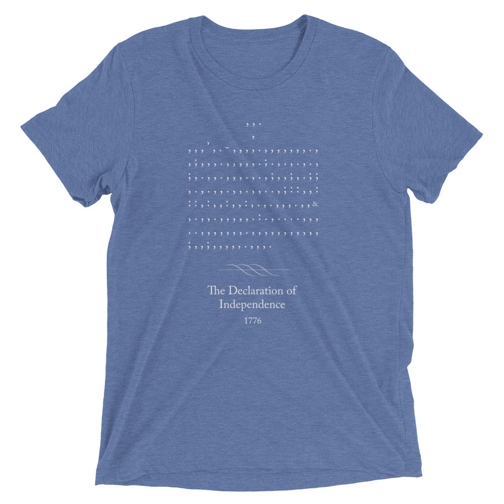 Declaration of Independence - Tri-blend t-shirt