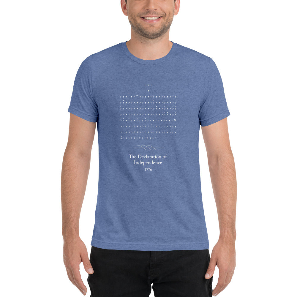 Declaration of Independence - Tri-blend t-shirt