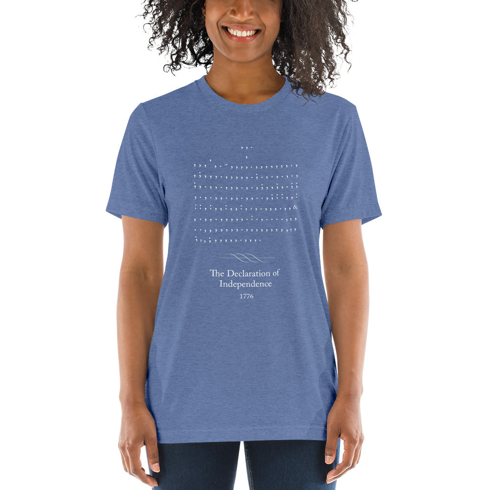 Declaration of Independence - Tri-blend t-shirt