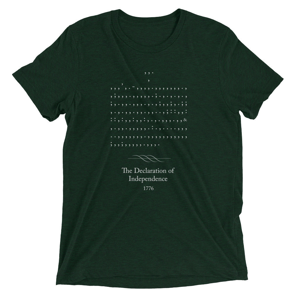 Declaration of Independence - Tri-blend t-shirt