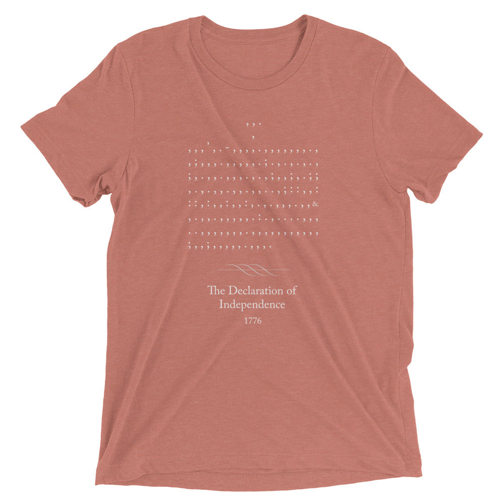 Declaration of Independence - Tri-blend t-shirt