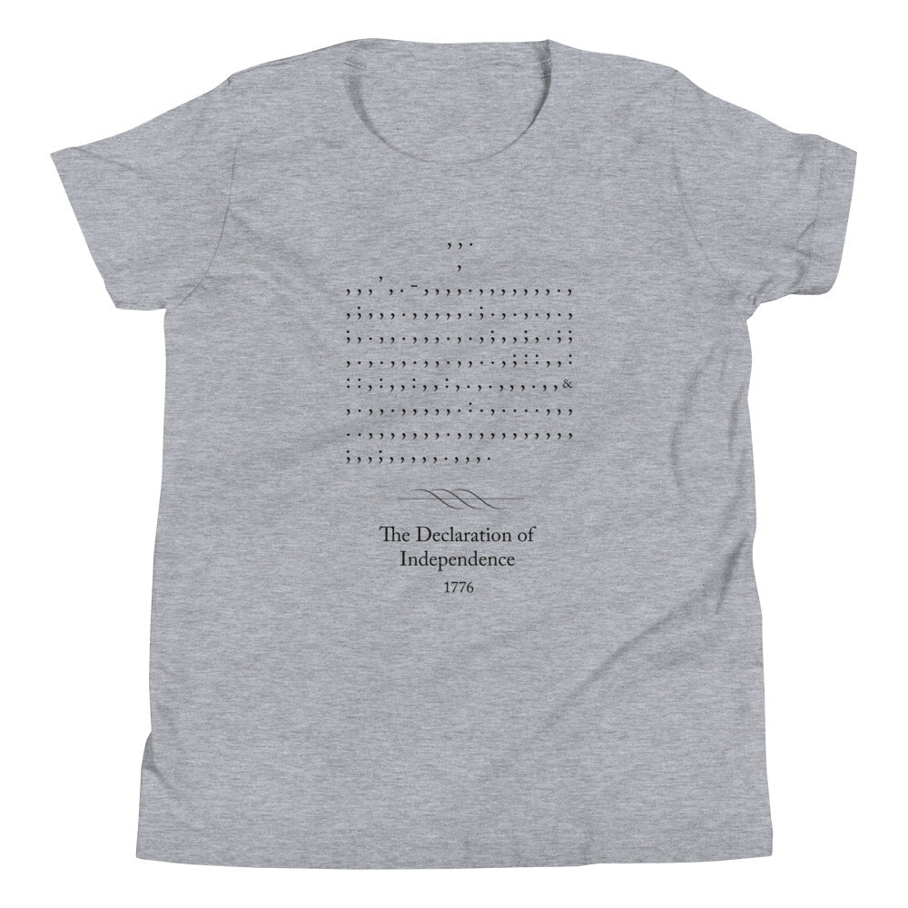 Declaration of Independence - Youth t-shirt