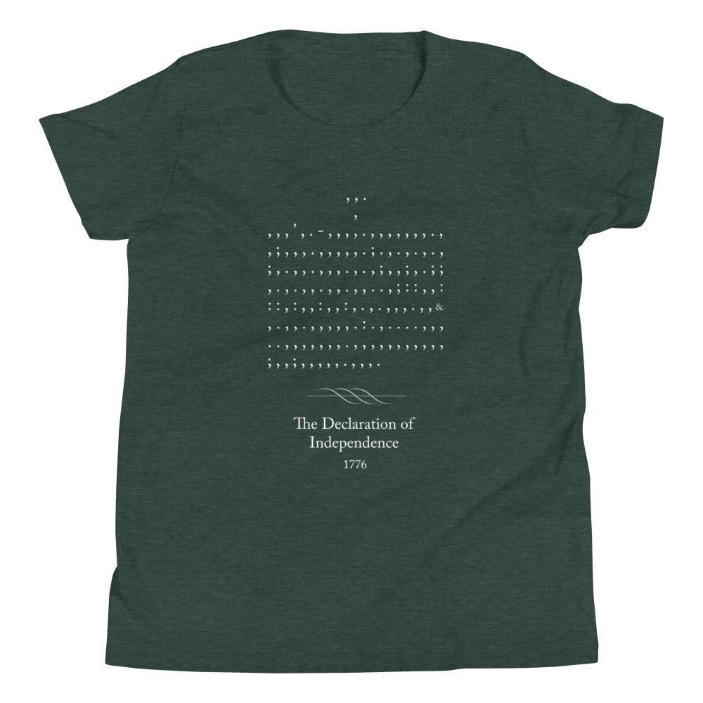 Declaration of Independence - Youth t-shirt